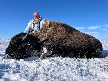Bison Hunt in South Dakota