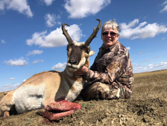 Rhonda Hunting Antelope - South Dakota
